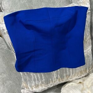 Zara blue tube top